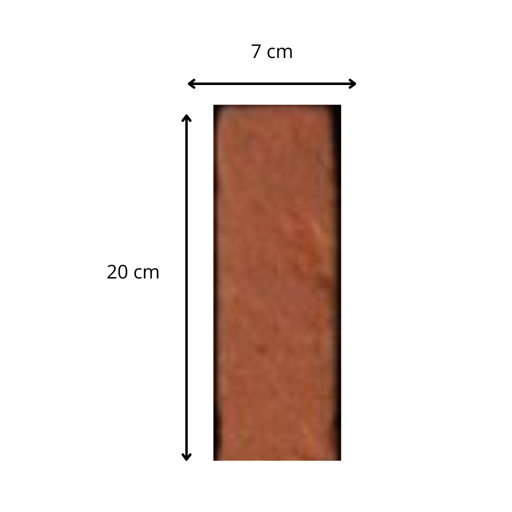 Rococho terroso 7cm x 20cm